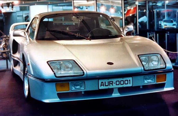 First Aurora 122-C at an auto show